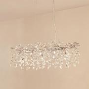 Lucande Hængelampe Bellora, 101 cm, stål, krystal