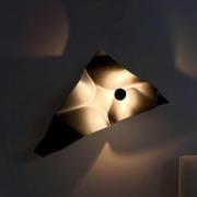 Knikerboker LED-væglampe Zona d'ombra, brun, 79 cm