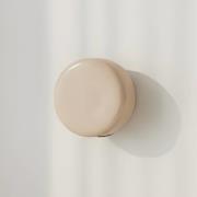 Væglampe BonBon, beige, Ø 16 cm, glas