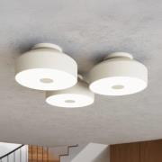 Loftslampe CLARO, beige, Ø 30 cm, metal, 4 x E27