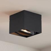 Arcchio Michonne loftspot, sort, 14,5 cm