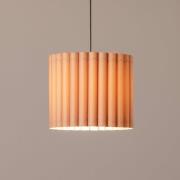 Hængelampe Aria, cappucino, mikrofiber, E27