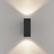 udendørs LED-væglampe ShoreLine Pro Square op/ned, mørkegrå