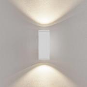 udendørs LED-væglampe ShoreLine Pro Square op/ned, hvid