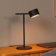 LED-bordlampe Gian, sort, højde 40 cm, metal