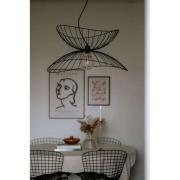 Globen Lighting pendellampe RAY, sort, Ø 70 cm