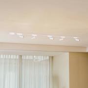 Skinne system 48V Lumaro, spots, 5 lyskilder, hvid, Ø 4cm, CCT