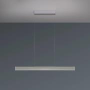 Bopp LED-hængelampe Nano 2.0, længde 100 cm, aluminiumsfarvet