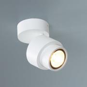 LED-spotlight BRUSH, hvid, Ø 7 cm, metal, dæmpbar, 2.700 K