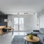 Skinne-sæt DUOline Hotel/Tommy, titan, 4 m, 7 lyskilder, E27/E14