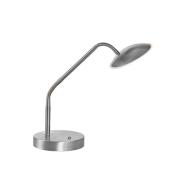LED-bordlampe Tallri, nikkel, højde 60 cm, CCT-touchdimmer