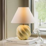 Globen Lighting bordlampe DAHLIA, beige/gul Højde 31 cm