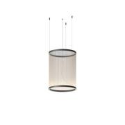 Vibia LED-hængelampe ARRAY beige 73 x 55 cm cylinder 927 dæmpbar