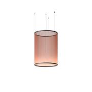 Vibia LED-hængelampe ARRAY rødbrun 113x83 cylinder 927 dæmpbar