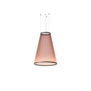 Vibia LED-hængelampe ARRAY rødbrun 110 x 83 cm konisk 927 dæmpbar
