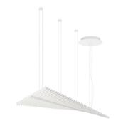 Vibia LED-hængelampe RHYTHM, hvid, 189 x 47 cm 927 dæmpbar