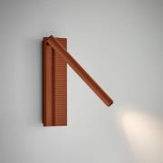 Bover LED-væglampe Arid A/02 terracotta, aluminium, 2.700 K