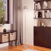 LED-terrassebelysning Mannera-L, grå, højde 140 cm, metal