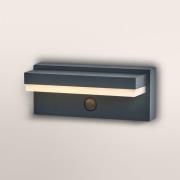 OSRAM væglampe ENDURA STYLE ROBUST, grå, sensor IP54 USB