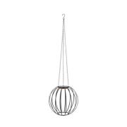 LED-pendellampe Kivo, Ø 37 cm, sort, IP44, dæmpbar.