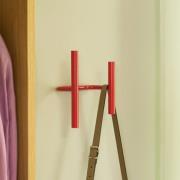 Vægkapstativ Flip, rød, bredde 20 cm, metal