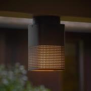 Udendørs downlight Sidara Seaside, sort, IP54, E27