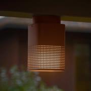 Udendørs downlight Sidara Seaside, brun metallic, IP54, E27