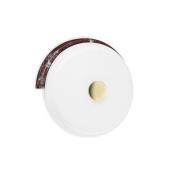 LED-væglampe Trip, bordeaux/hvid, marmor, glas, 2.700 K