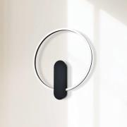 LED-væglampe Zaklin, sandfarvet, højde 45 cm, metal