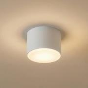 Loftlampe Tubo S, hvid, stål, Ø 8 cm, GX53