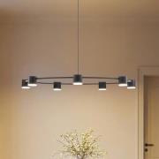 Hængelampe Kodo, 7 lyskilder, sort, stål, GX53