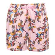 Alma Shorts til kvinder - Rosa Multicolor Paisley