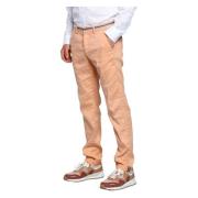 Slim Fit Linen Blend Chinos