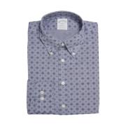 Milano Slim-Fit Sport Skjorte, Broadcloth, Button-Down Collar