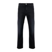 Sort vasket slim fit denim jeans