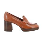 Elegant Cognac Heels til Kvinder