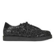 Angulus - Sneaker Med Plateausål, 1548 - Black Glitter / Black