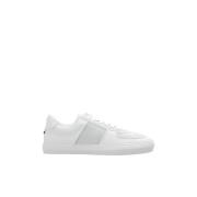 Hvide sneakers med logo-patch