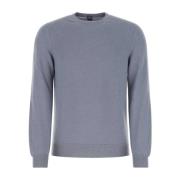 Pulver blå cashmere sweater