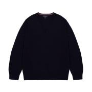 Merino uld v-hals sweater