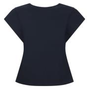 Slim Fit Domino Top | Blå