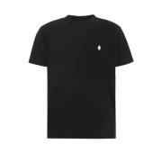 Cross Regular T-shirt Sort Hvid