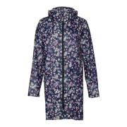 Danwear Rain Jacket Jakker 2825. Print Nayv Flower Print