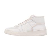 Høj Top Sneaker Vitello Hvid Creme