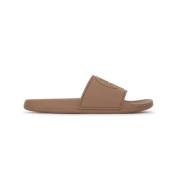 ISLA SLIDES - CAMEL MONOGRAM