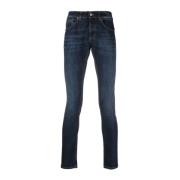 Slim-Fit Jeans med Mid-Rise