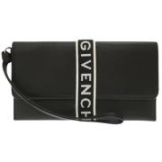 Sort Læder Givenchy Clutch