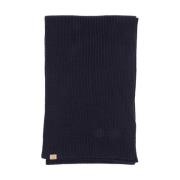 Varm og stilfuld Merino Wool Ribbed Scarf