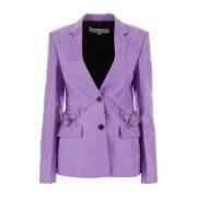 Elegant Lys Lilla Jacquard Blazer