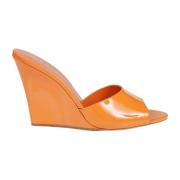 Orange Gulerod Slip-On Kilehælsandaler